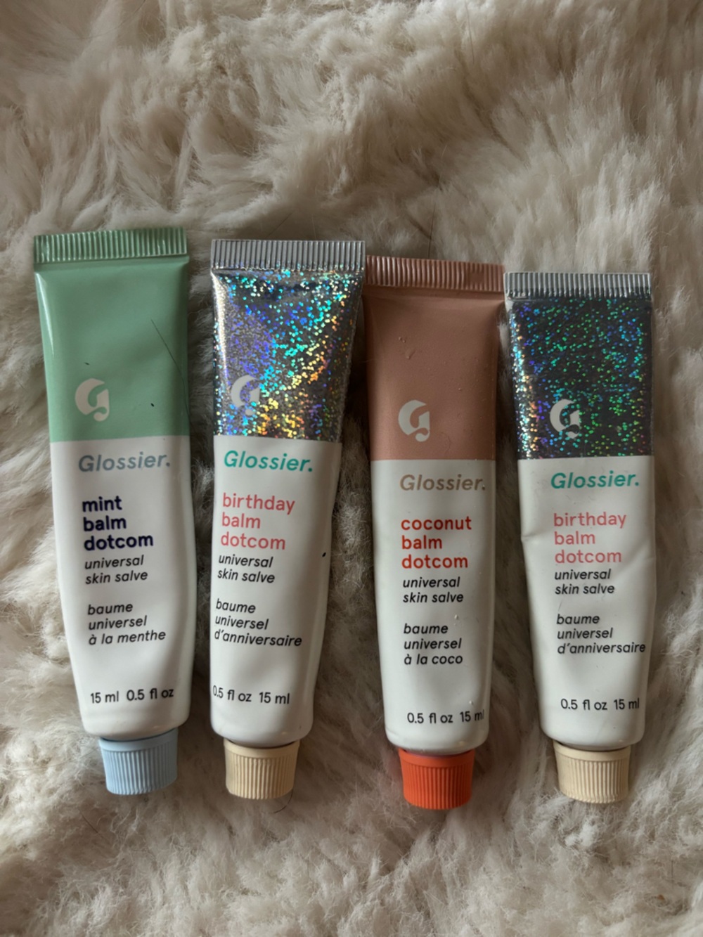glossier balm dotcom set